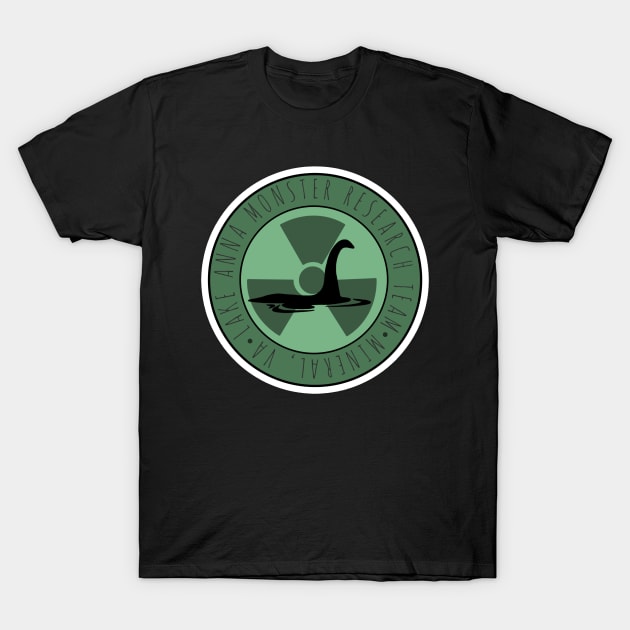 Lake Anna monster research T-Shirt by DreadfulThreads